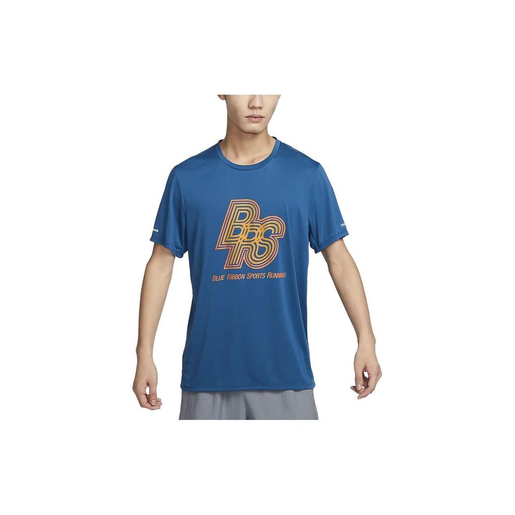 Nike Dri Fit Rise 365 Running Energy T Shirt Men's Blue FN3295-476