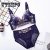 Ultra-thin Lace Sexy Thin Cotton Cup Plump Big Push Up Sexy Bra Sets
