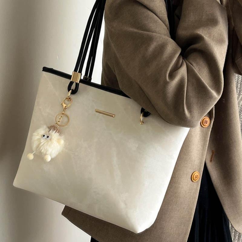 Women's Bag Autumn New Large-capacity Student Class Commuter Bag Portable Tote Bag Underarm Shoulder Bag