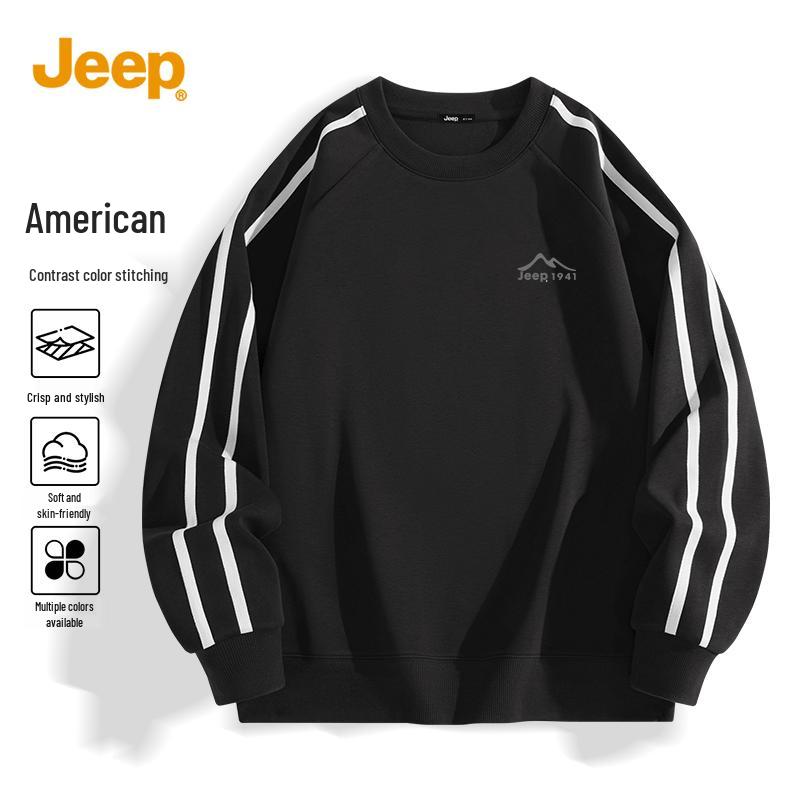 JEEP Men s Heavyweight Color-block Sweatshirt XL