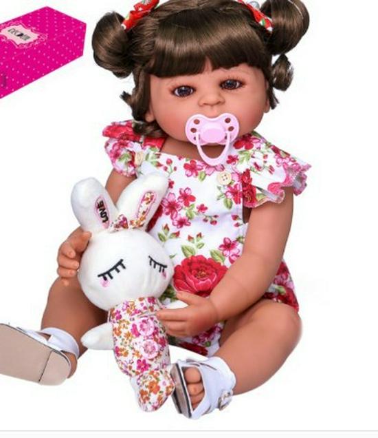 NPK Genuine 55CM Waterproof Full Silicone Reborn Baby Doll