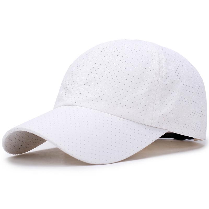 Summer Baseball Cap Solid Thin Mesh Portable Quick Dry Breathable Sun Hat Women Men Golf Tennis Running Hiking Camping