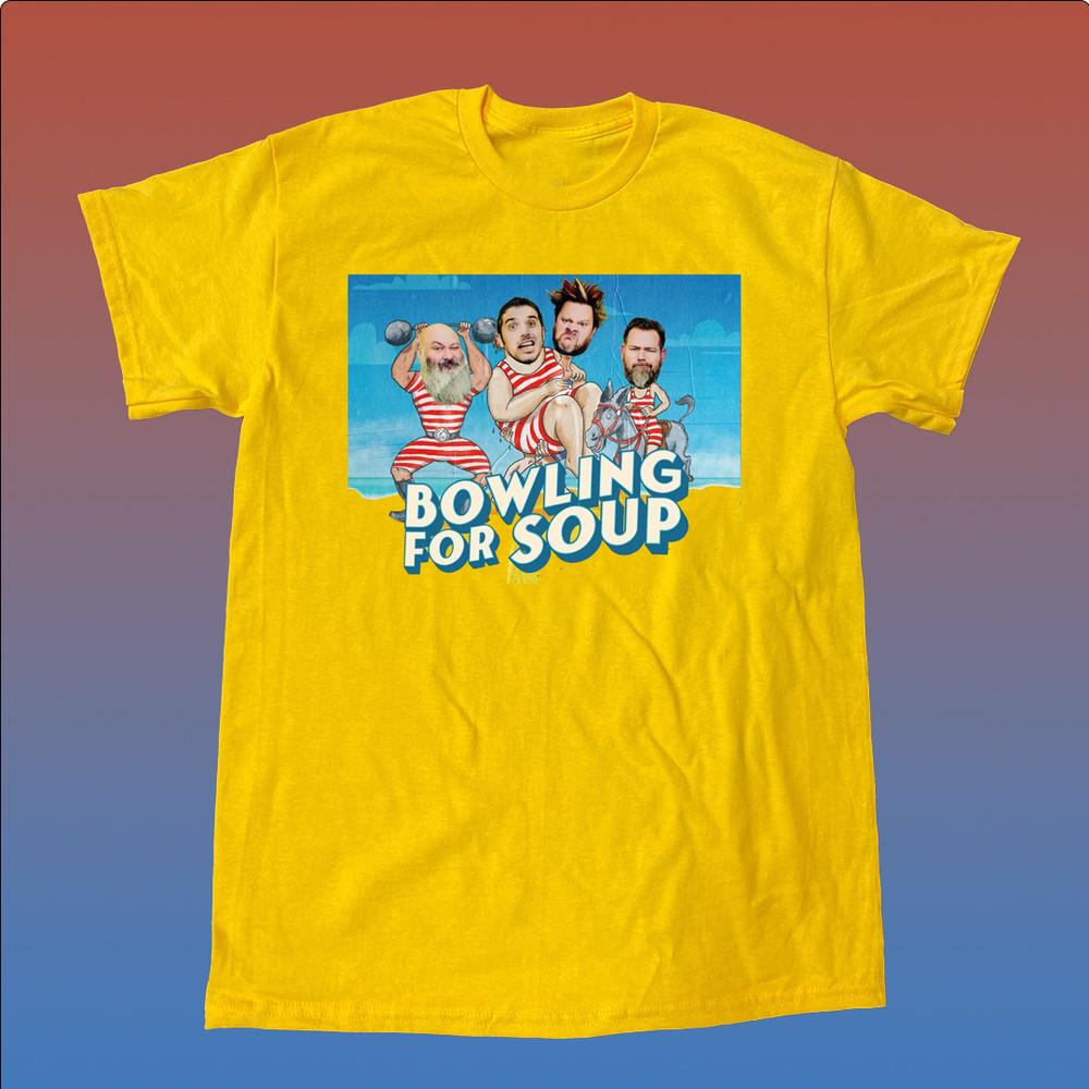 Bowling For Soup Funny Tour 2022 Gift For Fan S to 5XL T-shirt QA863 Unisex T-Shirt XXXL