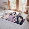 Kpop A aespa Floor Mat Eco  Flannel Doormat Non Slip Odorless Indoor Floor Rug Soft Short Plush Home Mat
