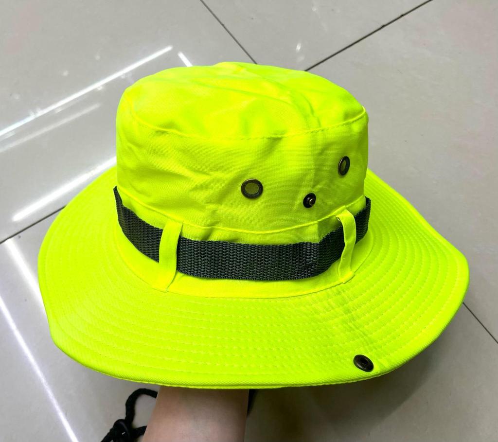 Double-Sided Outdoor Wide Brim Bucket Hat for Fishing, Hiking, and Sun Protection