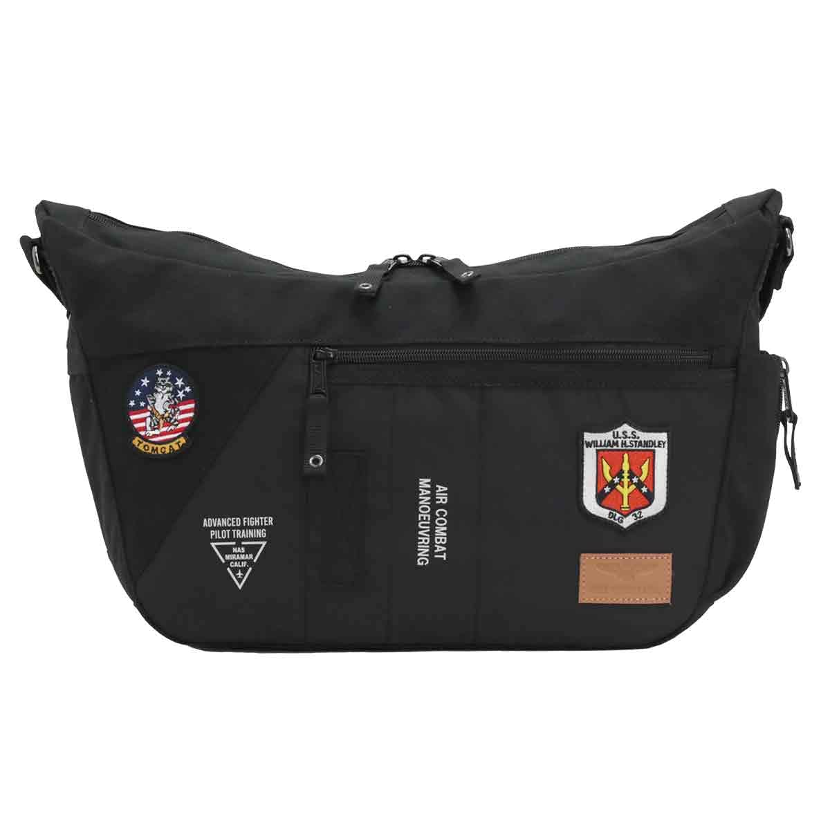 

Avirex Top Gun Limited Edition Shoulder 1170J EAGLE SERIES TOP Size Black Bag, Men s GUN, Water-Repellent, 10,