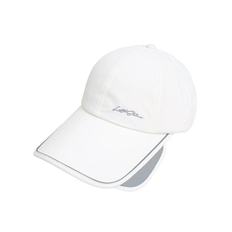 Summer retractable brim sun protection cap men and women breathable UV protection outdoor quick drying sun hat folding bucket hat
