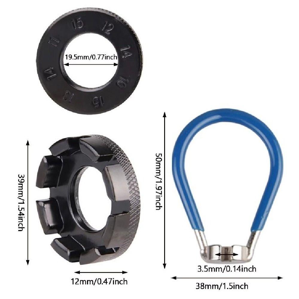 Heavy-Duty Bicycle Spoke Wrench Tools Steel Wheel Rim Spanner  Bike Disassemble