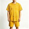 Summer Y2K Vintage Fun Rust Cracks Graphic Printed Round Neck Short Sleeved Kids T-Shirt And Shorts Set Boy's and Girl's T-shirt Shorts Set