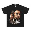 2026 Spring Summer The Godfather The Godfather Patriarch Movie American Casual Retro VTG Pure Cotton Tshirt Streetwear Tshirt