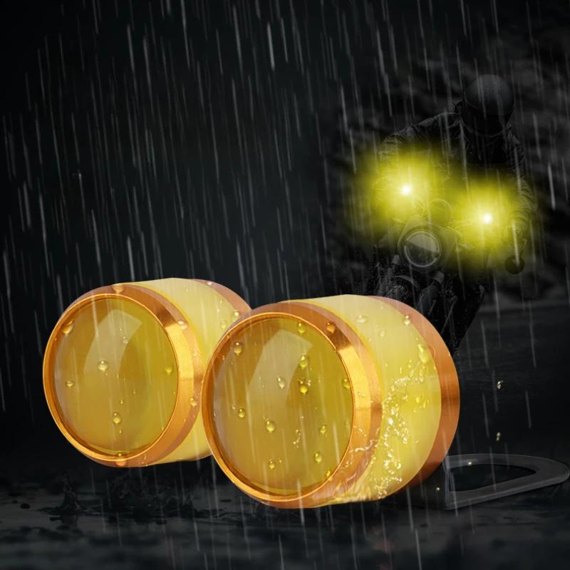 1Pcs Motorcycle Led Hawkeye Lights LED Grille Signal Lights 23mm Led Eagle Eye Lamp Daytime Running Light for Car