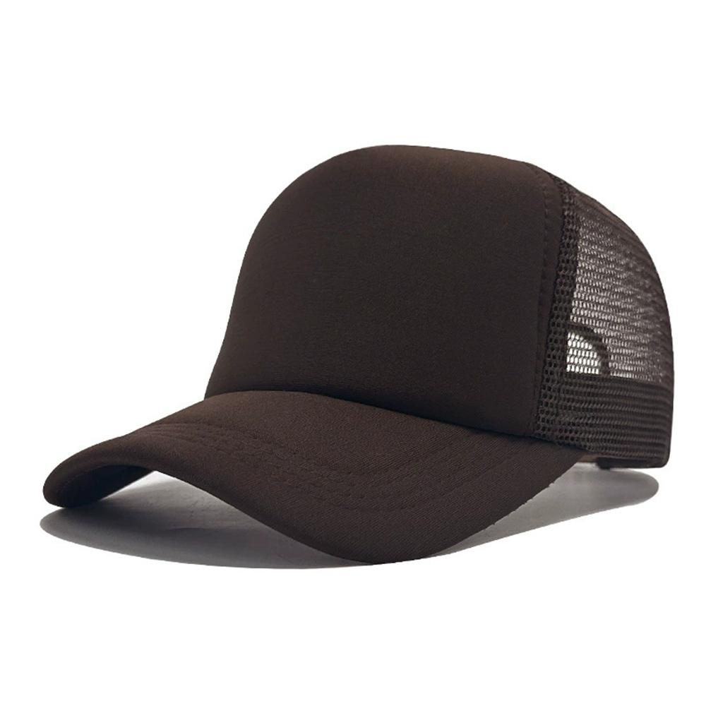 Boné de Baseball de Tela Liso Chapéu Trucker Hip Hop Ajustável Unissex Chapéu de Pai para Mulheres Homens