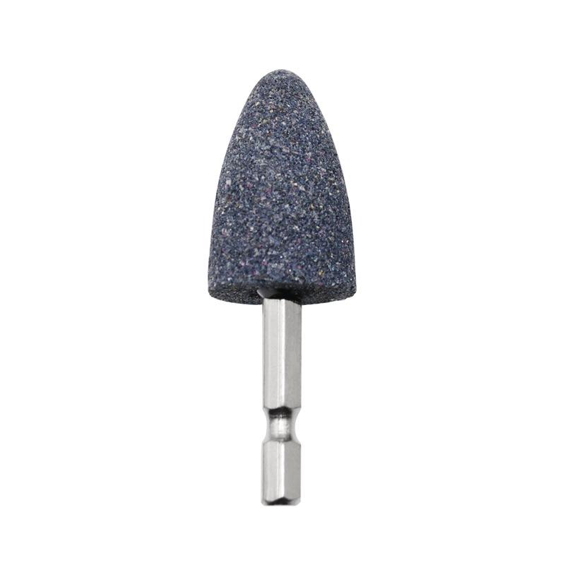 Brown Fused Alumina Cylindrical Conical Grinding Wheel Head for Electric Grinder with Hexagonal Shank