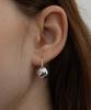 Tatiana Imprint Ball Hoop Earrings Ec1961