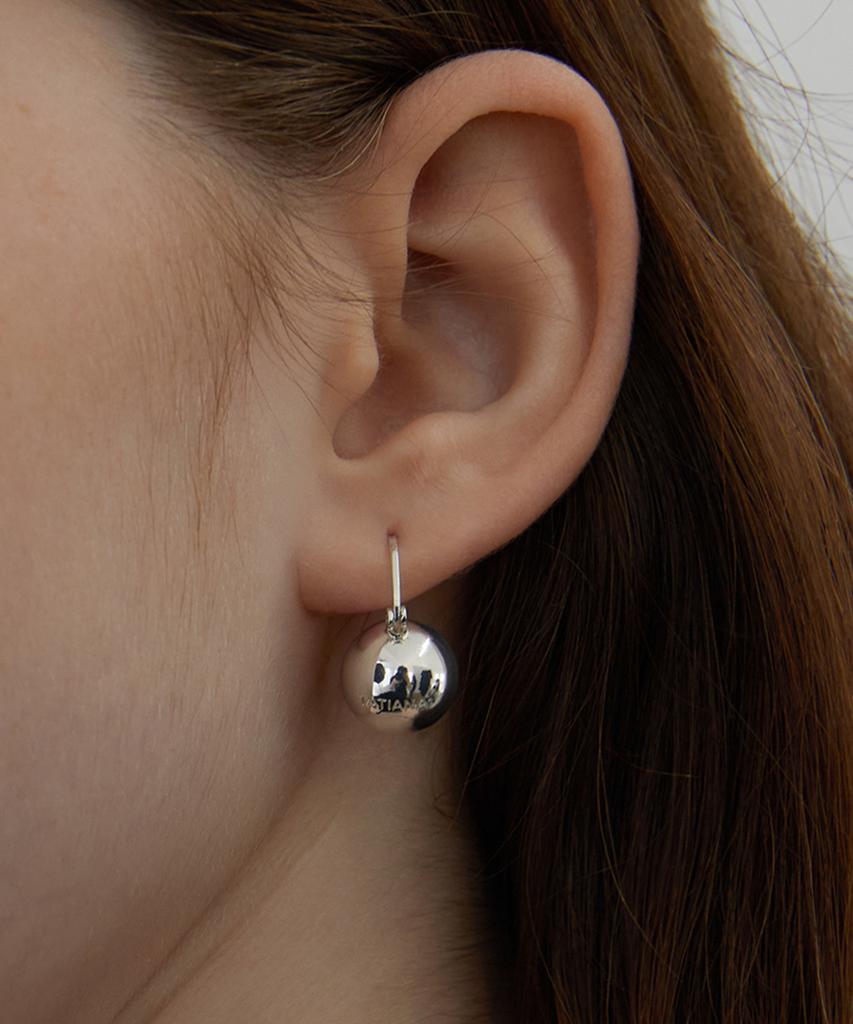 Tatiana Imprint Ball Hoop Earrings Ec1961