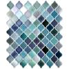 3D Mosaic Stereo Wall Stickers Crystal Epoxy Resin Waterproof Wallpapers Self-adhesive Oil Proof Imitation Wall Tile