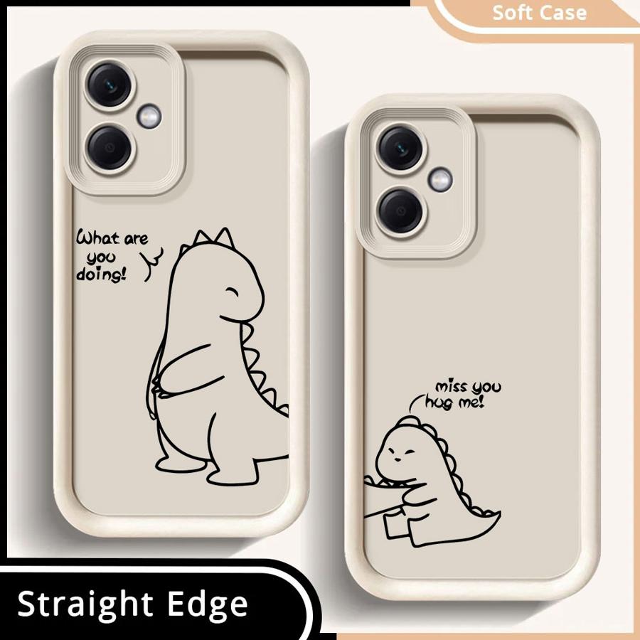 Cute Couple Dinosaur Phone Cover Case for Xiaomi Redmi Note 14 Pro Plus 11s A1 A2 A3 A4 12s 12 10 11 13C Note 13 12C 14C