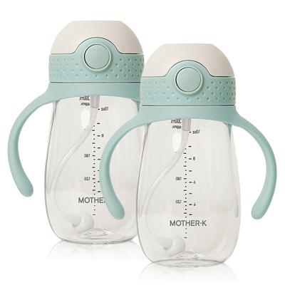 Mother K Infant Hug Weight Strohhalmbecher 300ml, 2 Stück, mint