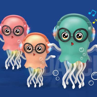 Electric Dancing Octopus Toy Electric Crawling Octopus with LED Lights & Music