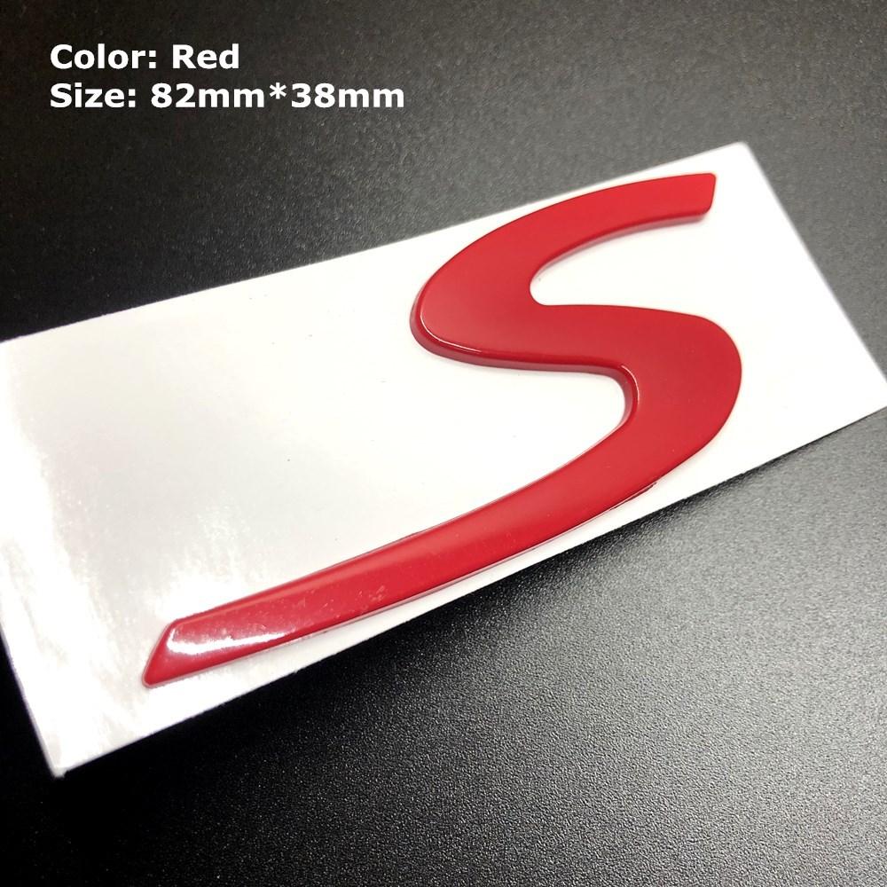 1Pc 3D Turbo 4 S Logo Car Emblem Accessories for Panamera Cayman Boxster Cayenne Macan