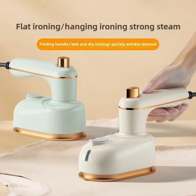 Portable Steam Iron Handheld Ironing Machine Household Clothing Iron Flat and Hang Ironing 2 In 1 Mini Rotating Electric Iron