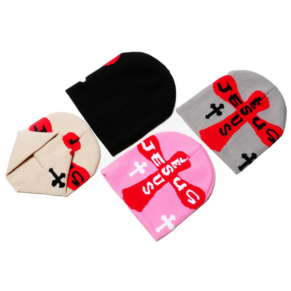 Autumn and Winter New Beanie Wool Hat Cold-proof Knitted Hat Trendy Versatile Warm Jacquard Hat for Men and Women