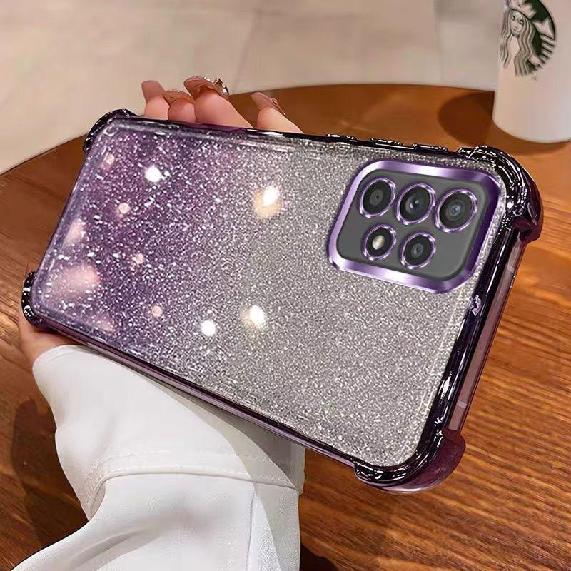 SamsungA53 Case Glitter Phone Cover For Samsung Galaxy A53 A33 A13 A73 Note 10 Pro 9 8 Back Transparent Luxury Women Case A 53