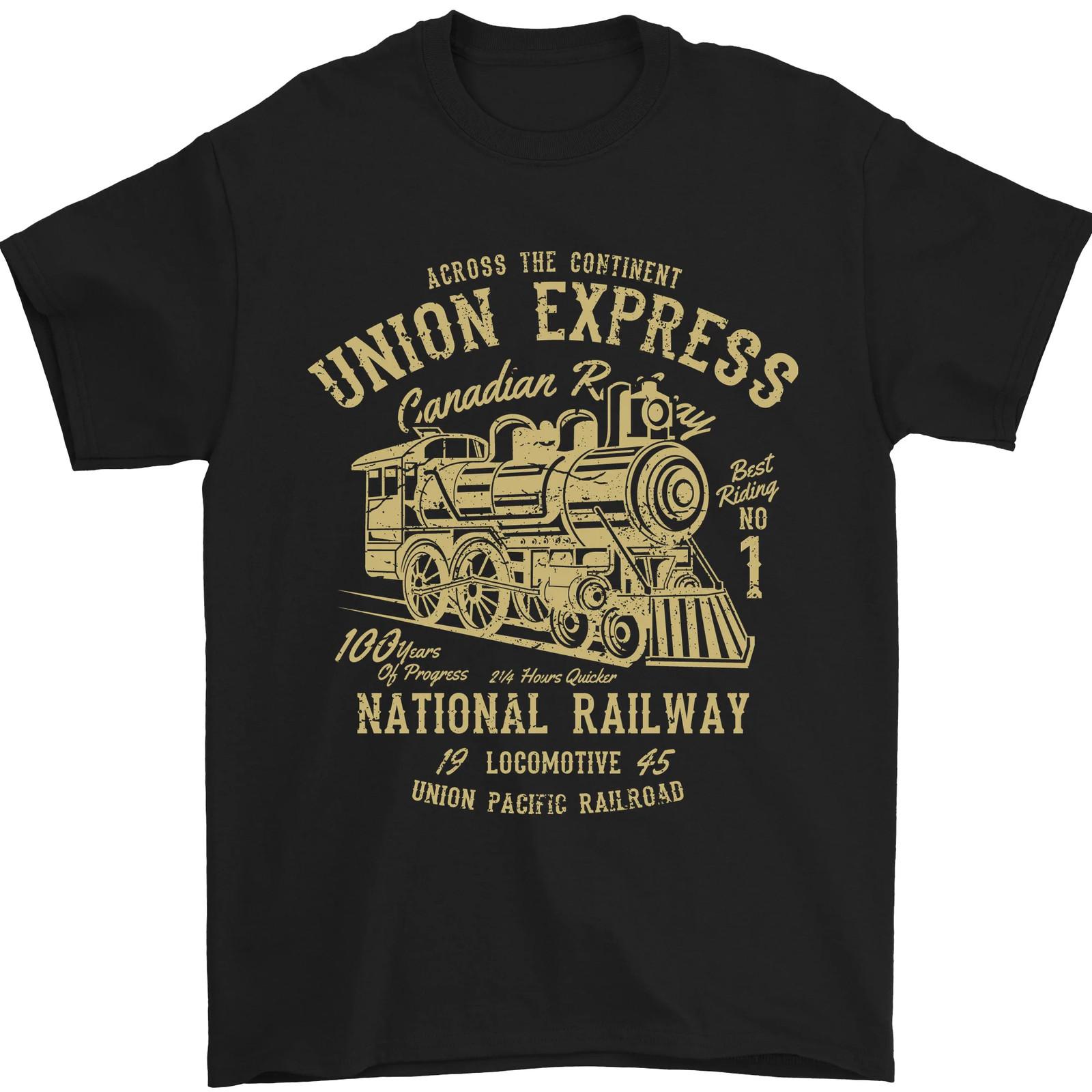 Railway Train Trainspotter Trianspotting Mens T-Shirt 100% Cotton M
