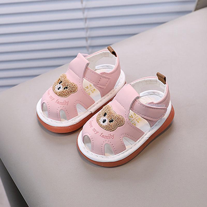 Baby Summer Toddler Soft Sole Shoes With Velcro Closure For Boys And Girls