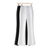 Front split-ended micro-pull pants casual suit pants women's spring summer 1116 high-waisted thin small nine-point flared pants
