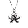 Mask Pendant Necklace Theater Halloween Day Jewelry 40cm Short Chain