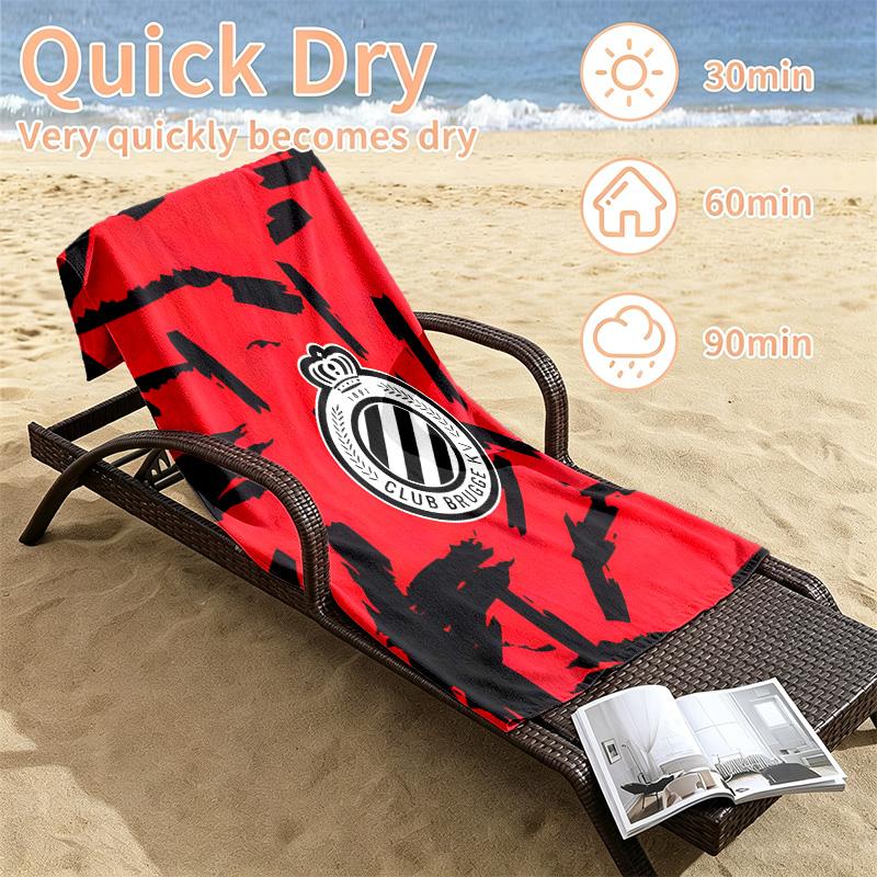 Club Brugge KV Beach towels also serve as bath towels summer essential a musthave for the outdoors the beach and the pool