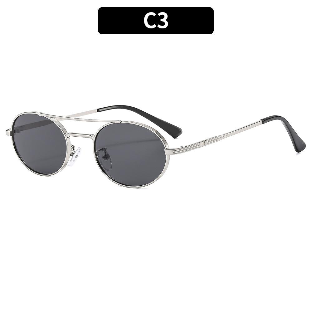 New Cat Eye Rimless Sunglasses Women Luxury Fashion Brand Oval Narrow Sun Glasses Shades Trendy Elegant Unique Eyewear