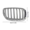 1 Pair Car Grilles 51137113733 51137113734 Anti-scratch ABS Car Front Hood Grill Front Upper Grilles for BMW X5 E53 04-06