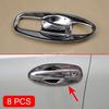 Chrome Car Door Handle Bowl Cover Trims For 2014- Nissan X-Trail Accessories