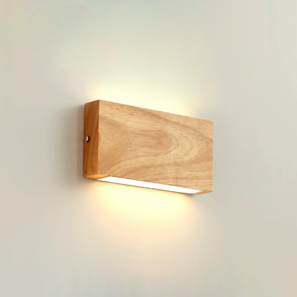 

Chikazari Wall Lighting, Wooden, Japanese Style, LED, Warm White, Indirect Lighting, Bedside Lamp, Wall Light, Wall-Mounted, Interior