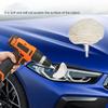 Wool Wheel Buffing Pad Drill Kit Replacement Polishing Cloth Wheel Polishing Grinding 15pcs Set Accessories Practical