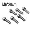 Parts Stem Bolts Repair Screws Spare 20mm 6pcs Cycle
