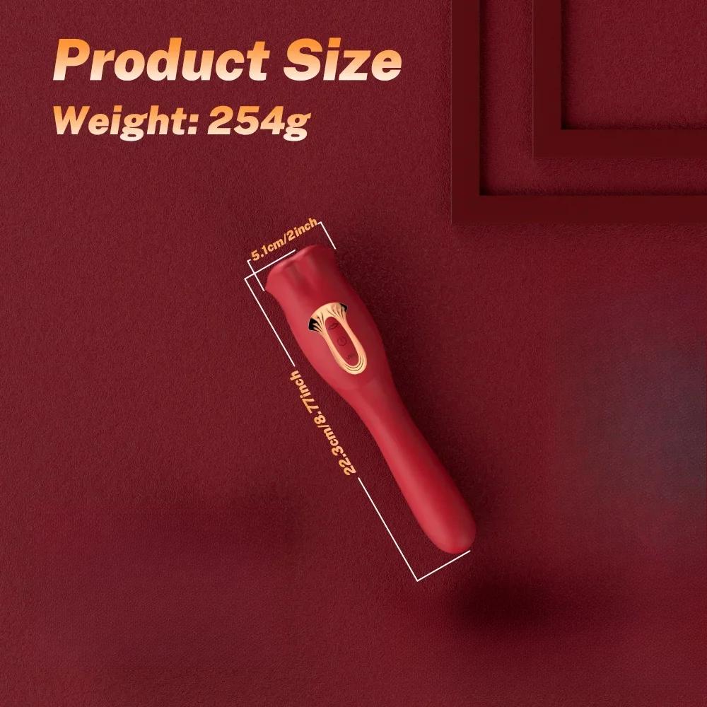 Tongue Licking Biting Vibrator for Women Oral Clitoris Nipple AnalStimulator Vagina Vibrators Female Masturbator Adult Sex Toy