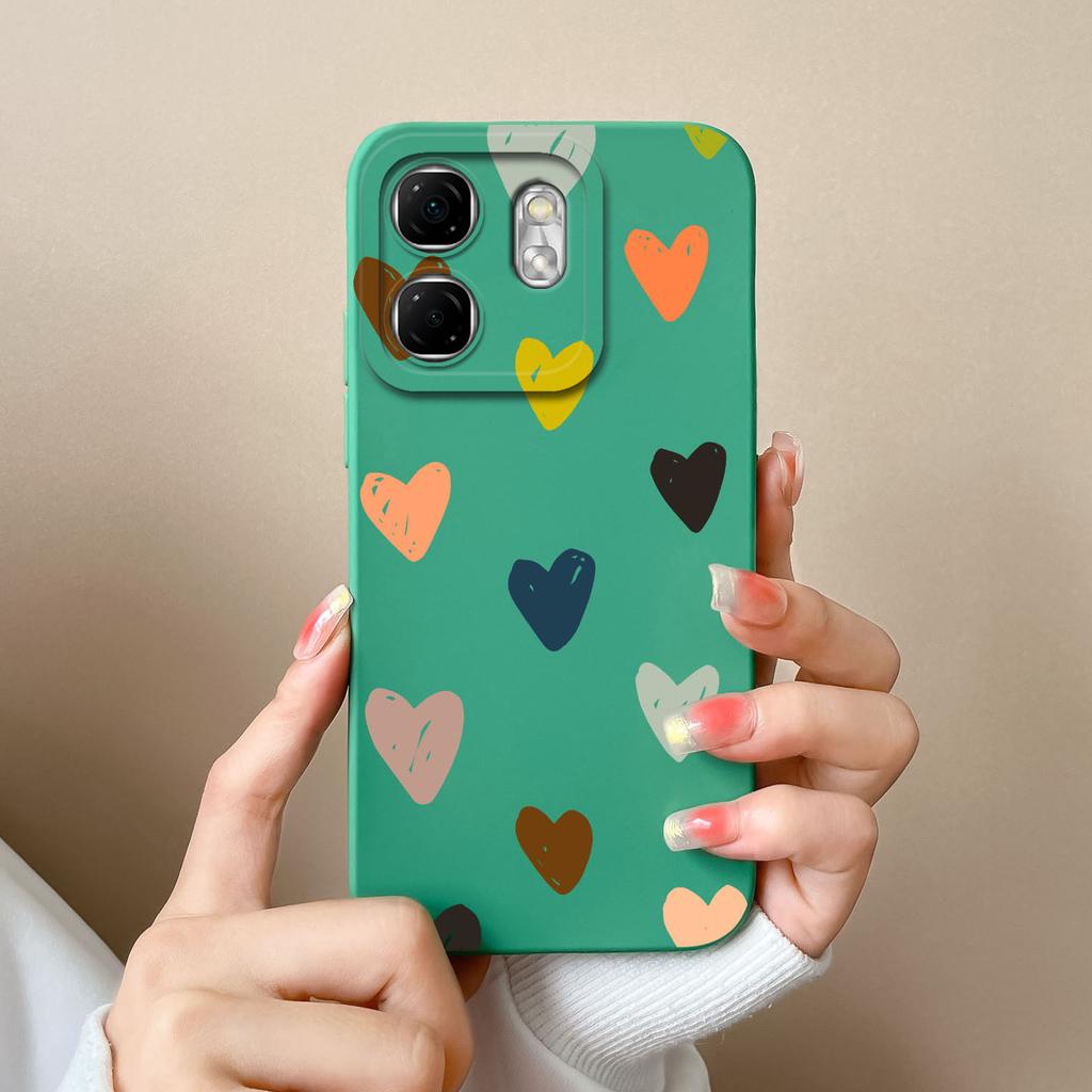 For Infinix Smart 9 Case Fashion Butterfly Liquid Silicone Full Protection Back Cover For Infinix Smart9 Model X6532 Phone Shell