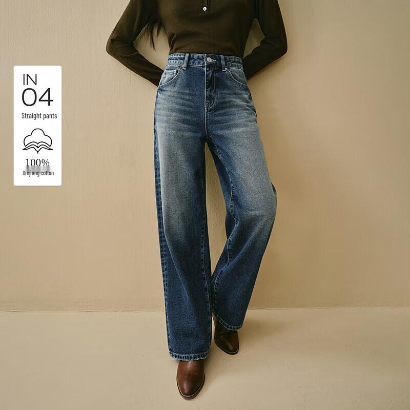 

Inman Women s High-Waist Straight-Leg Denim Jeans 29