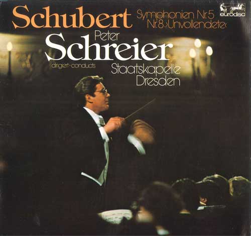 

LP Запись STAATSKAPELLE DRESDEN, ФРАНЦ ШУБЕРТ - Симфонии №5 №8 unvo 25090KK EURODISC Германия Классика Б/У