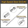 2pcs 2.5/3/4/5/6/8/10/12/14mm Dia Extra Long Twist Drill Bit HSS Spiral Jobber Drill Bits Drilling Tools for Wood Plastic Metal