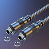 Quality 3.5mm Cable Extender Female to Female Stereo Adapter  Extension Cable Stable Transmission 30cm/11.81inch