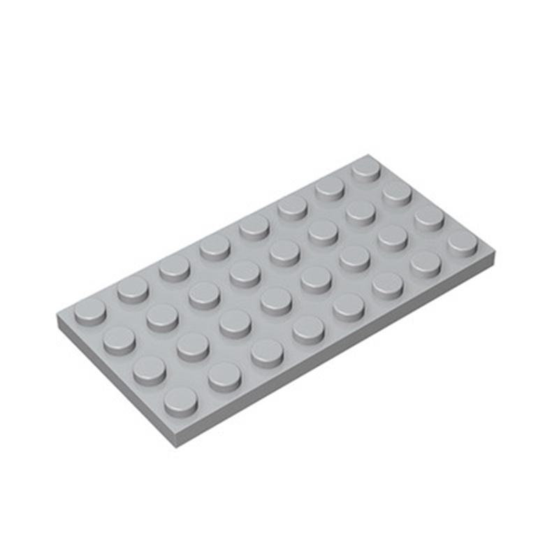 

10pcs 3035 Plate 4 x 8 Bricks Collections Bulk Modular GBC Toys For Technical MOC DIY Buildings Blocks Compatible 10pcs темно-серого