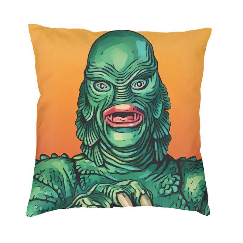 Creature From The Black Lagoon Pillow Case xcm Decorative Comedy Horror Movie Nordic Cushion Cover Velvet Pillowcase