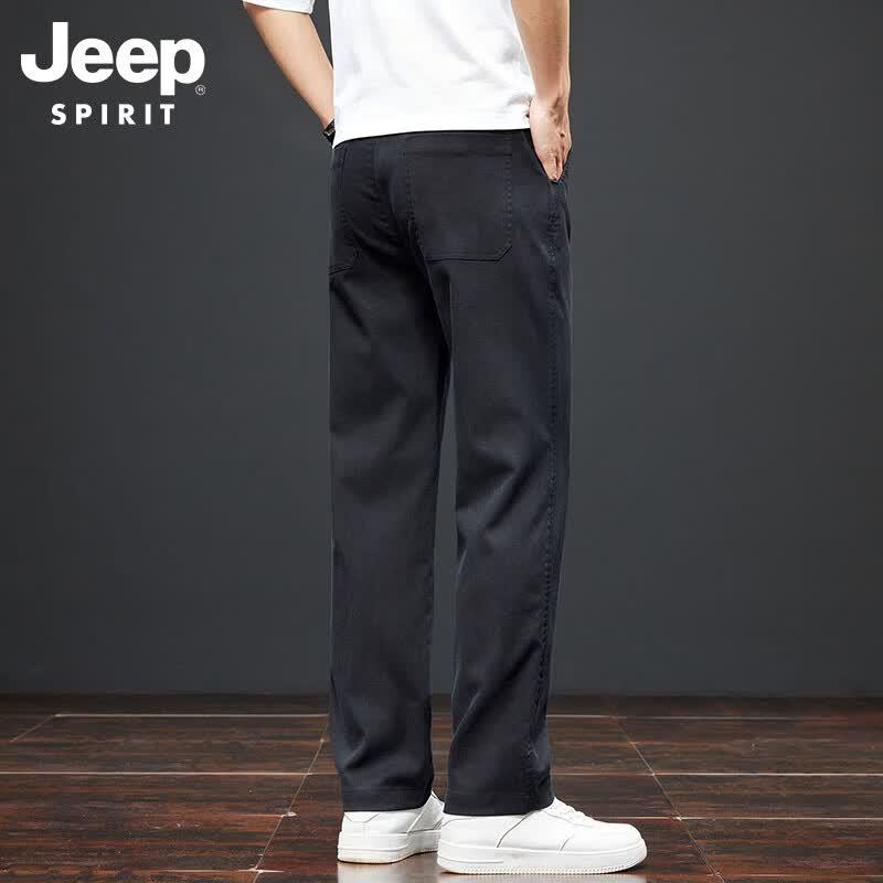 JEEP SPIRIT Men's Loose Straight Casual Business Pants