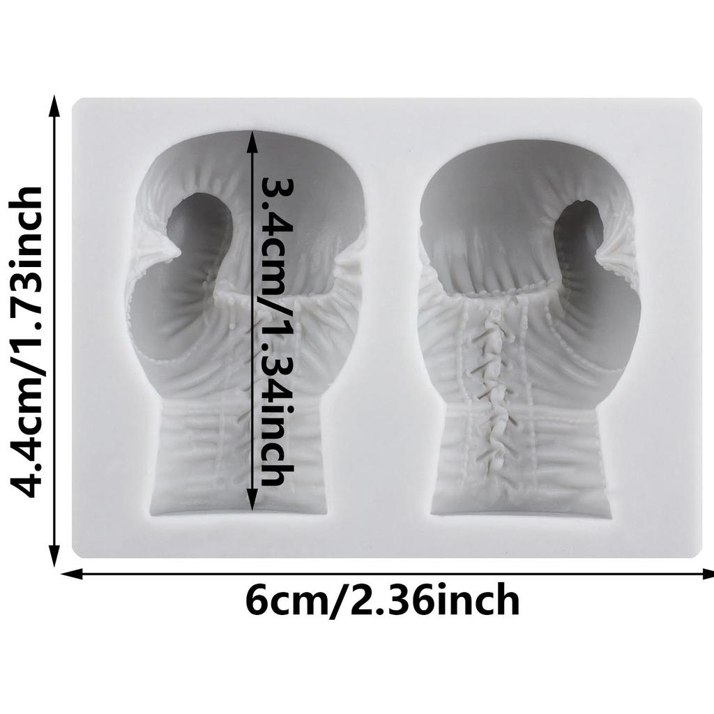 Boks Sport Formy Silikonowe Forma Fondant Rękawica Bokserska Narzędzia do Dekoracji Ciast Topper na Babeczki Czekolada Cukierki Rzemiosło Pasta Gumowa Glinka Polimerowa