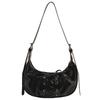 Shoulder Bag for Women Pu Leather Slings Bag Handbag Retro Clutch Purse with Zipper Closure for Evening Party Daily
