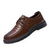 Men's Shoes Flat Shoes Walking Shoes Lazy Simple Soft-soled Men's Casual Leather Shoes